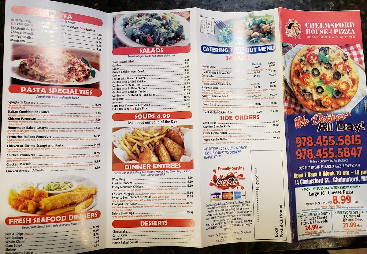 Menu Chelmsford Sub Shoppe-9