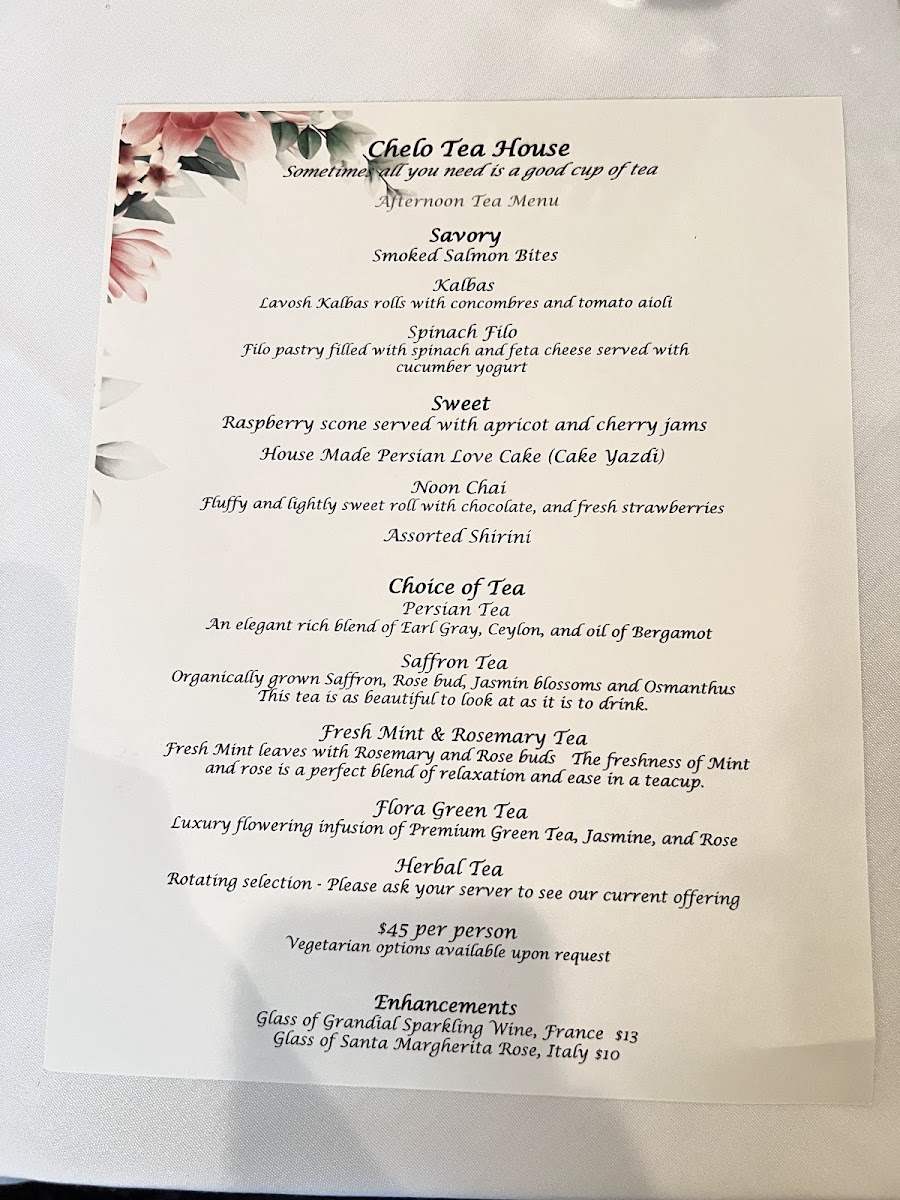 Menu Chelokababi Persian Cuisine-10