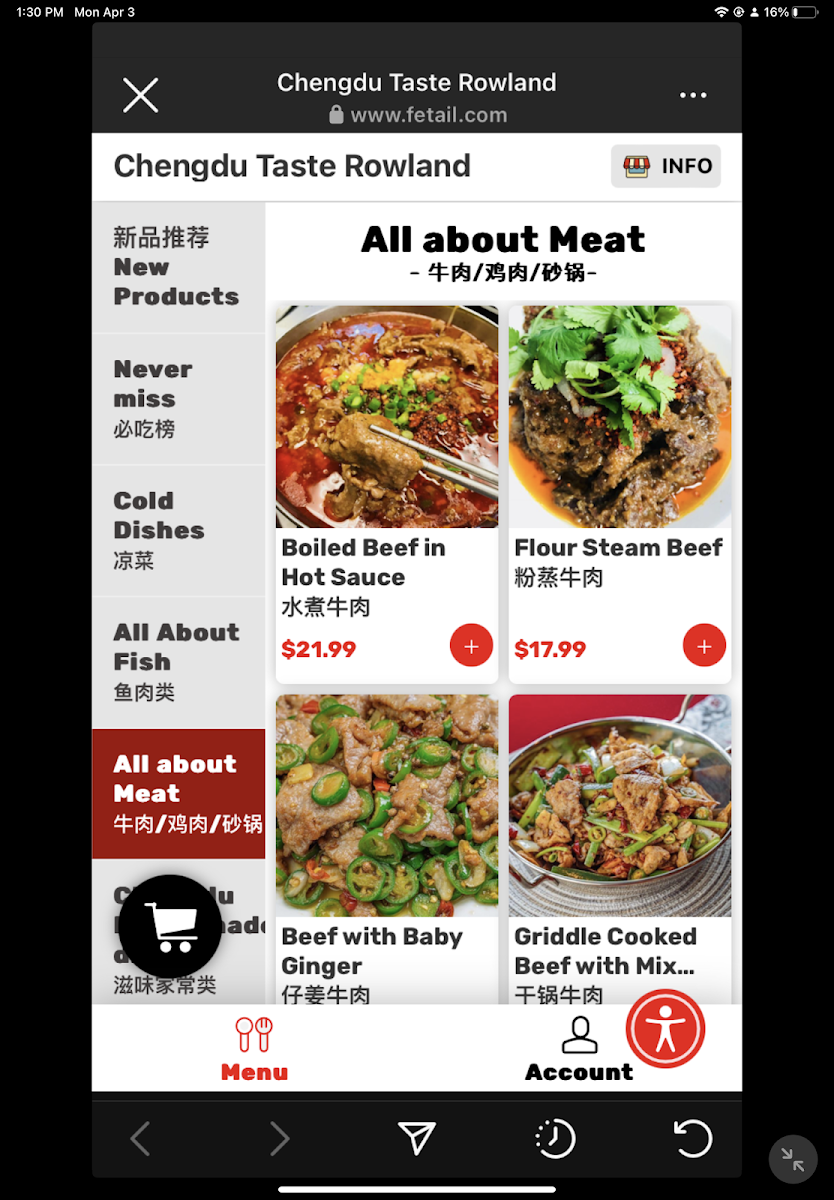 Menu Chengdu Taste-1