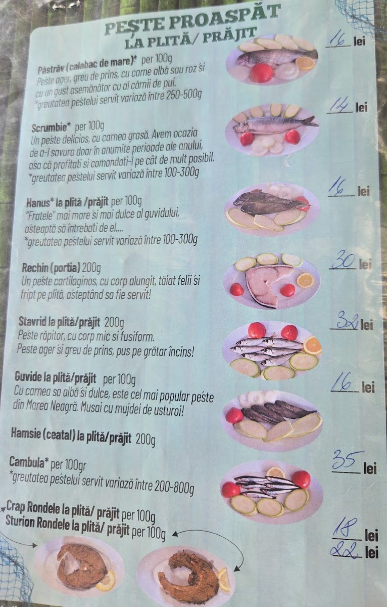 Menu Cherhana Vama Veche-2