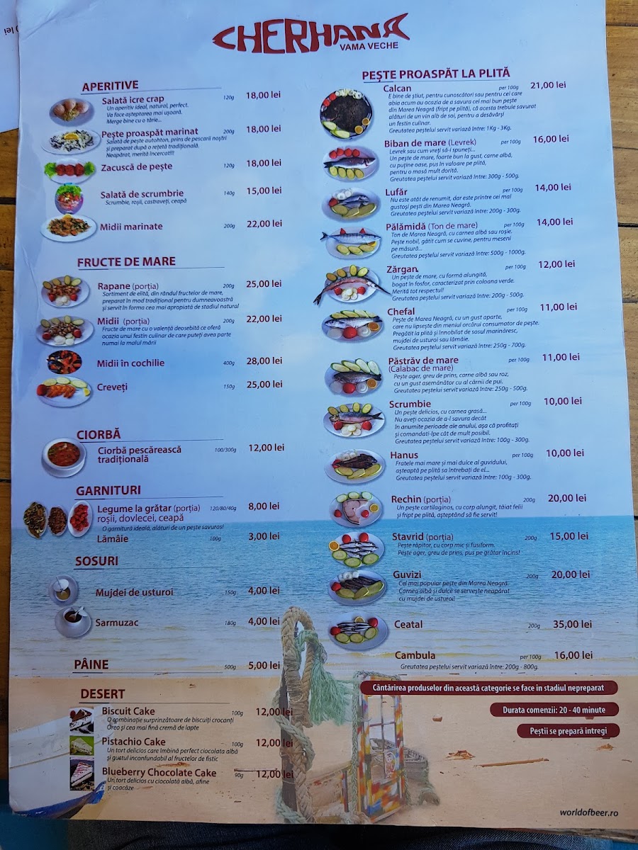 Menu Cherhana Vama Veche-5