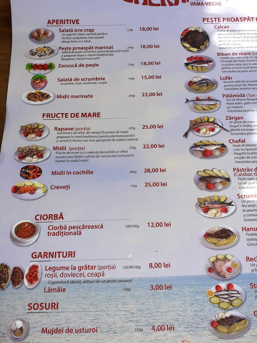 Menu Cherhana Vama Veche-8