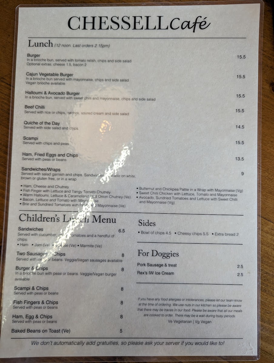 Menu Chessell Cafe-3