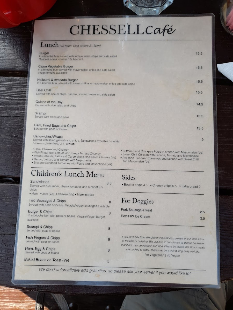 Menu Chessell Cafe-4