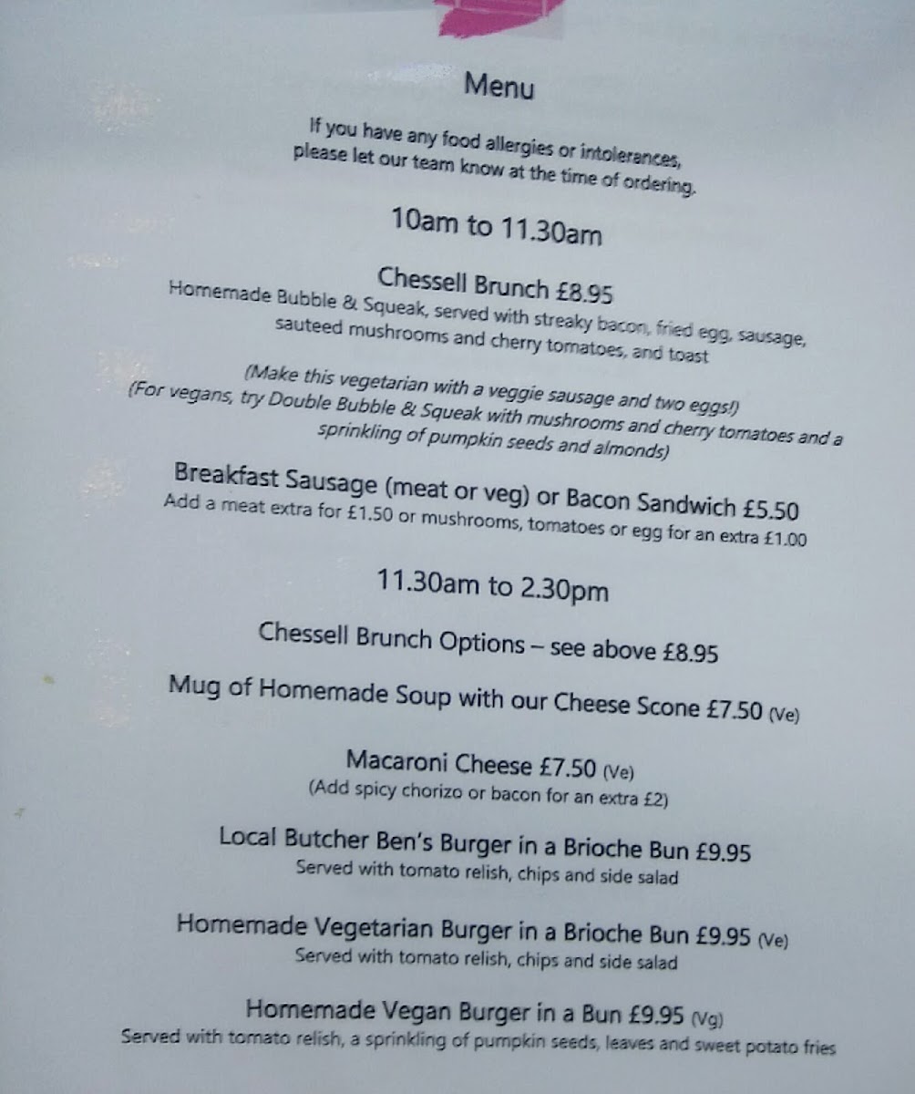 Menu Chessell Cafe-7