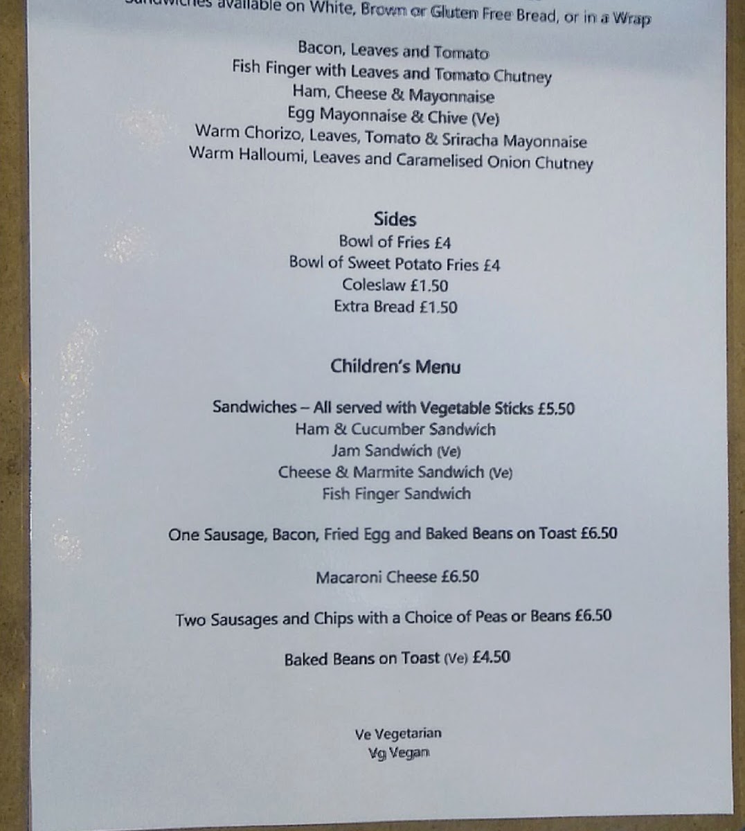 Menu Chessell Cafe-8