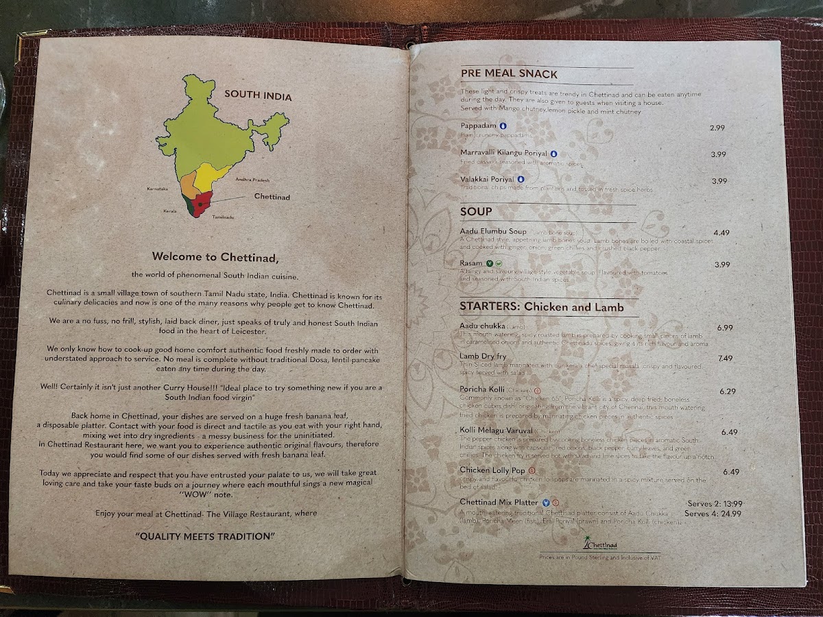 Menu Chettinad Restaurant-1