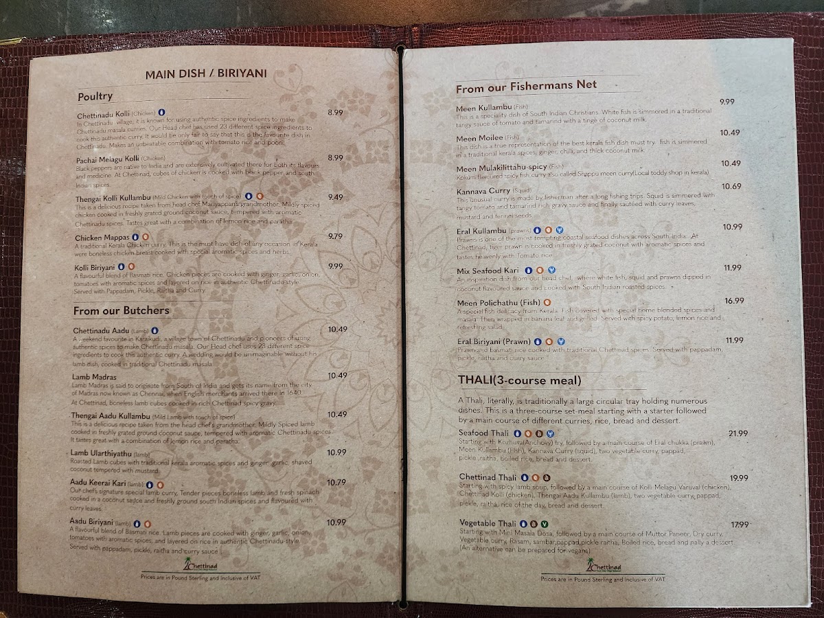 Menu Chettinad Restaurant-2