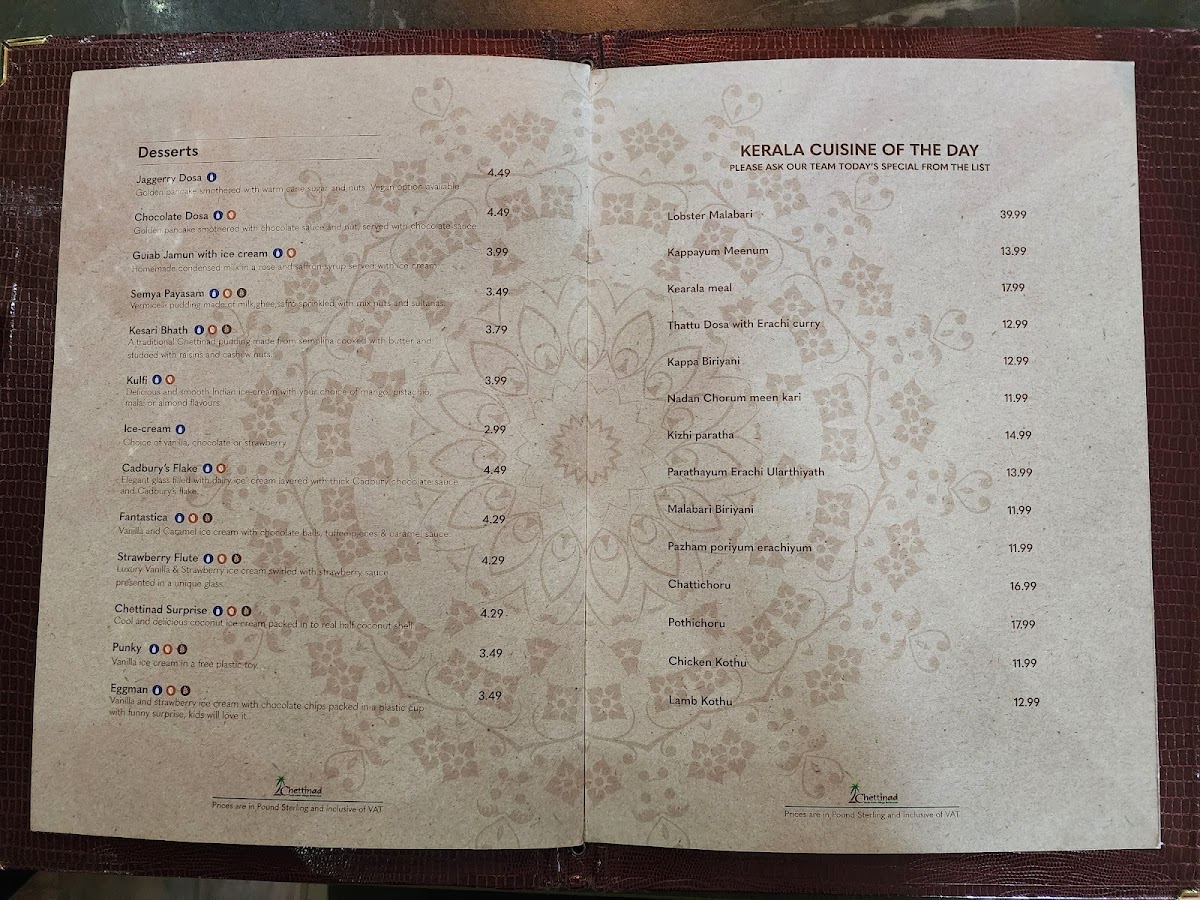 Menu Chettinad Restaurant-8