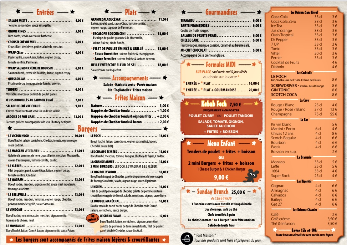 Menu Chez Datta-1