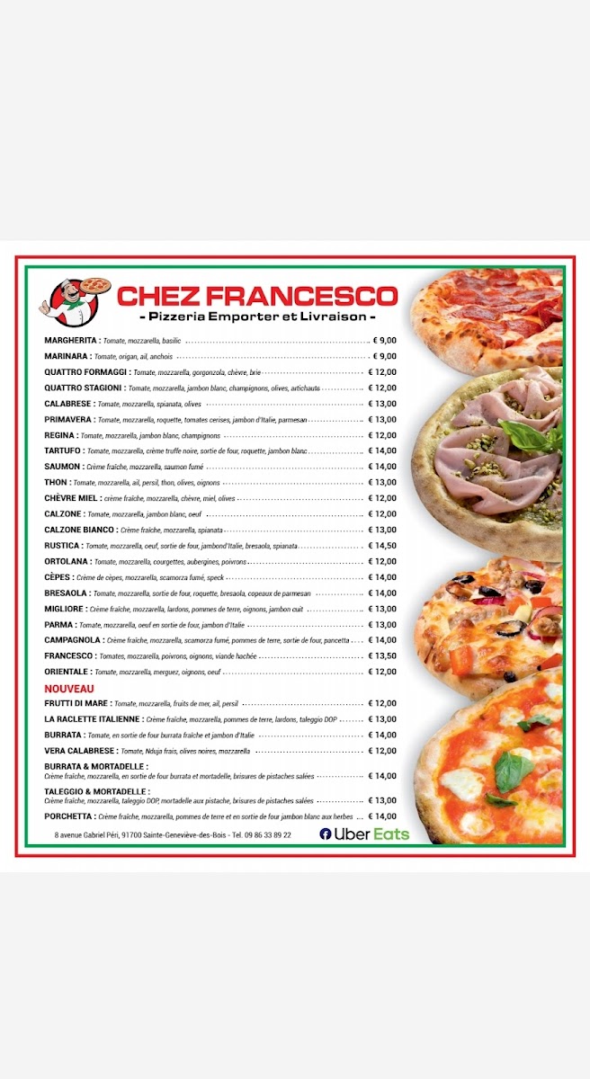 Menu Chez Francesco-3