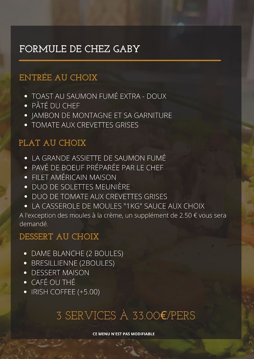 Menu Chez Gaby Wépion-2