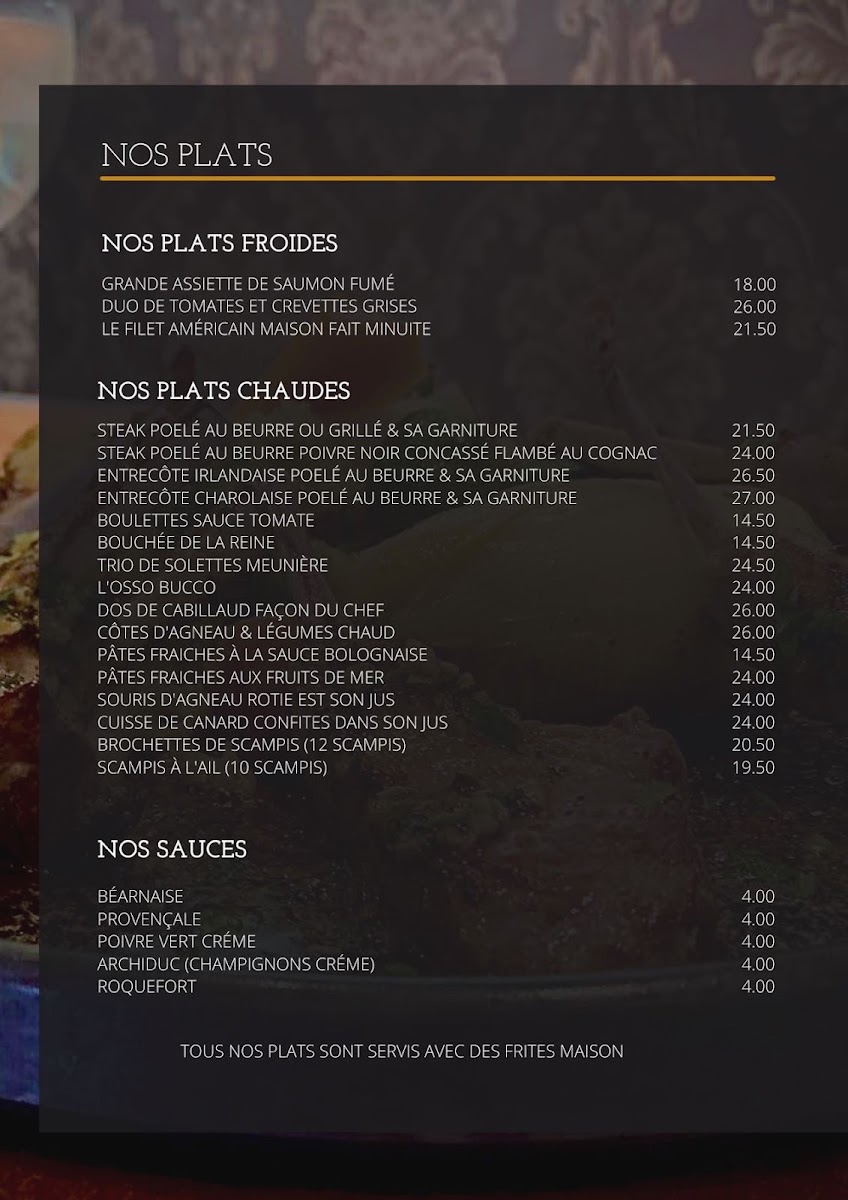 Menu Chez Gaby Wépion-3