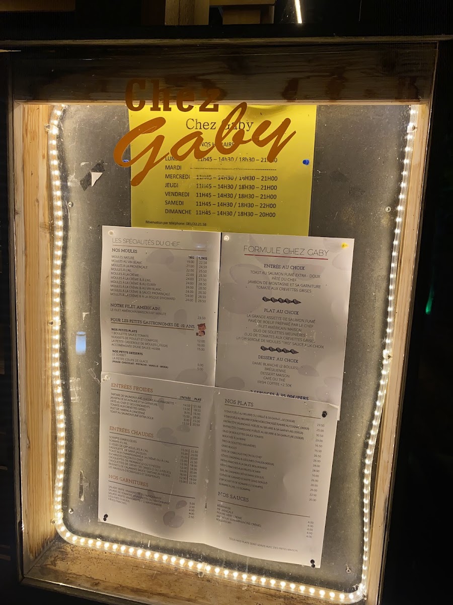 Menu Chez Gaby Wépion-6