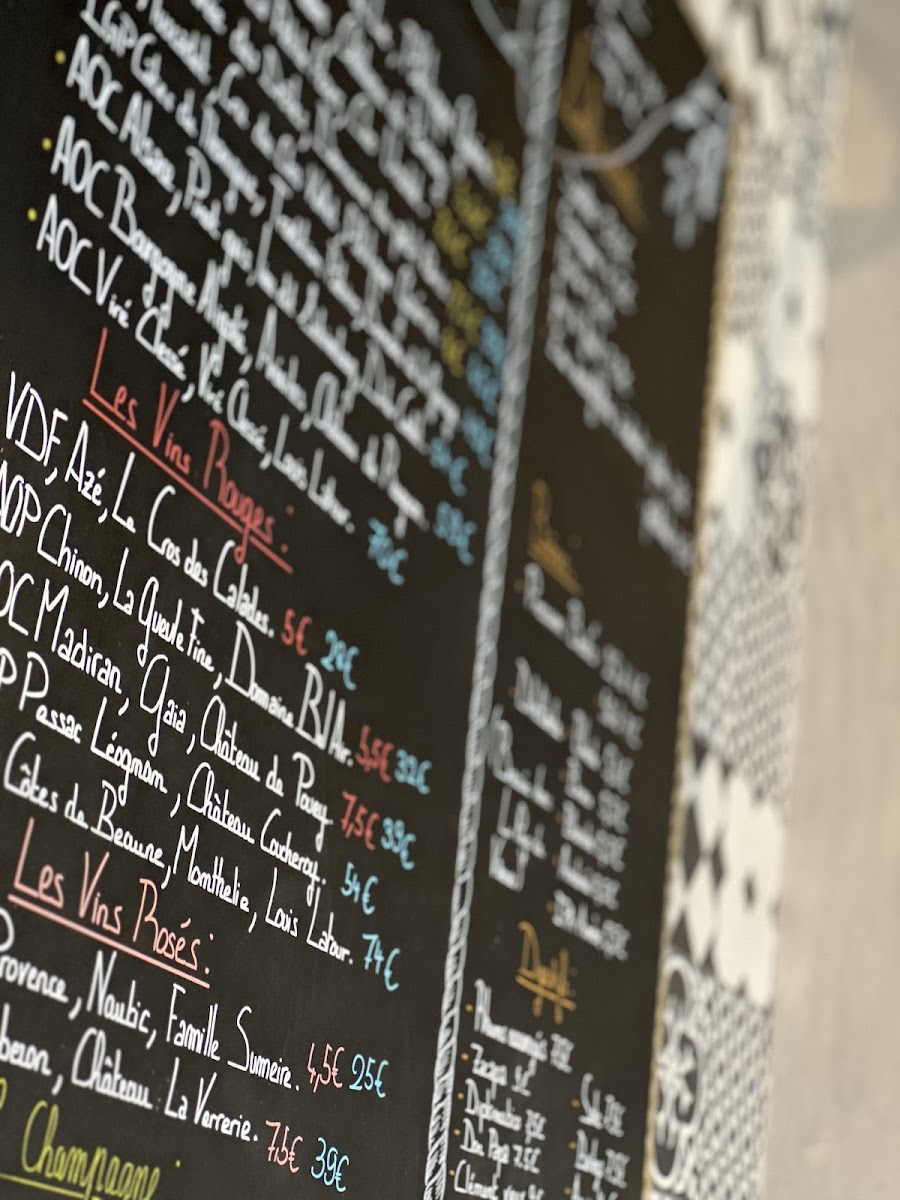 Menu Chez Homard-4