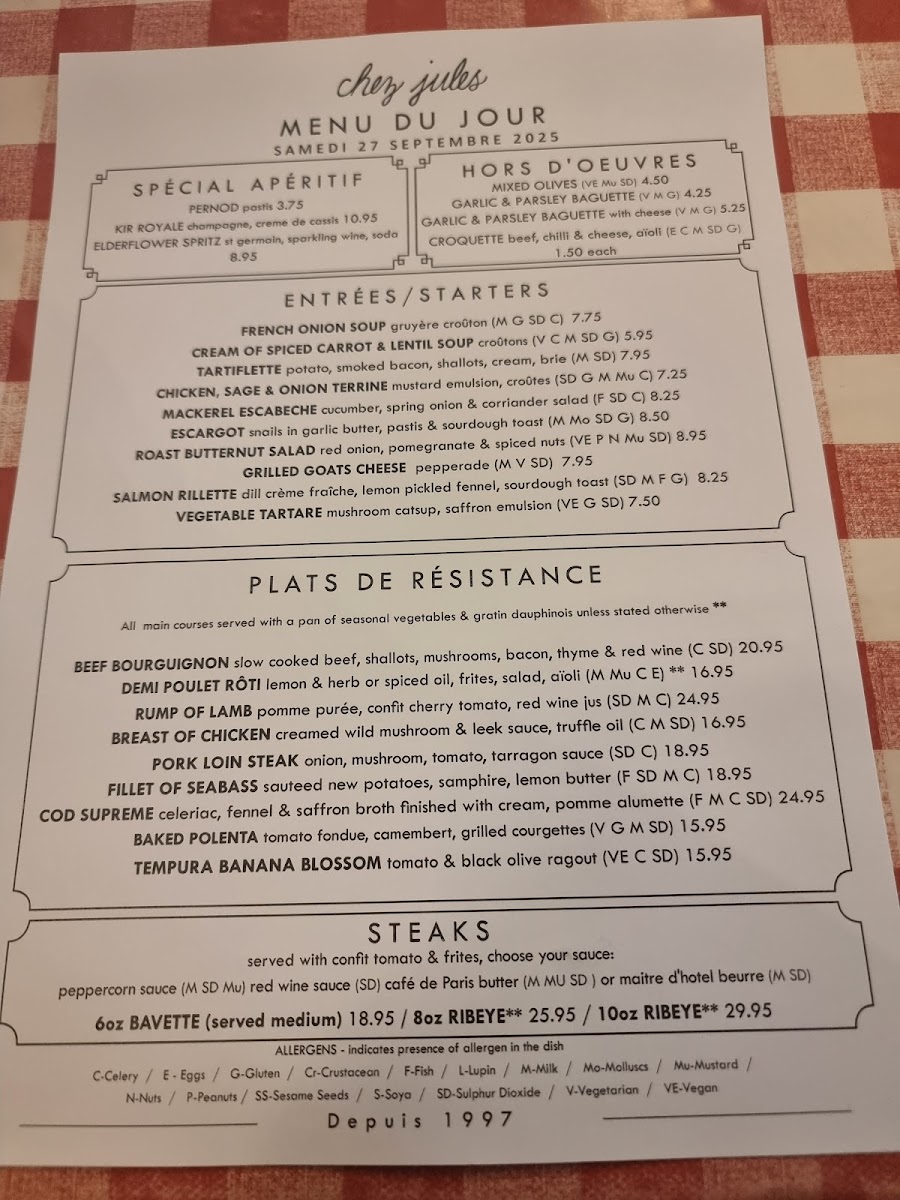 Menu Chez Jules In Chester-3