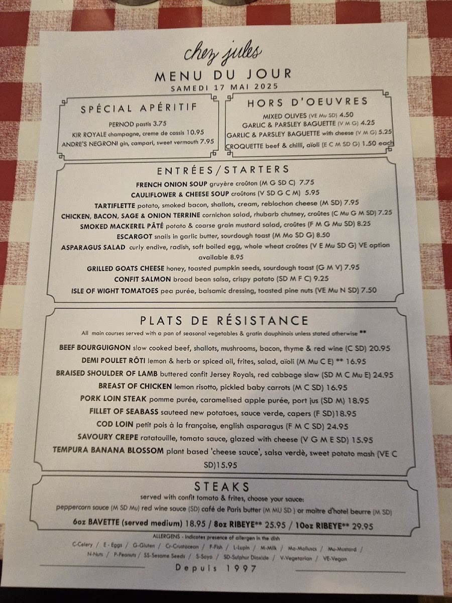 Menu Chez Jules In Chester-4
