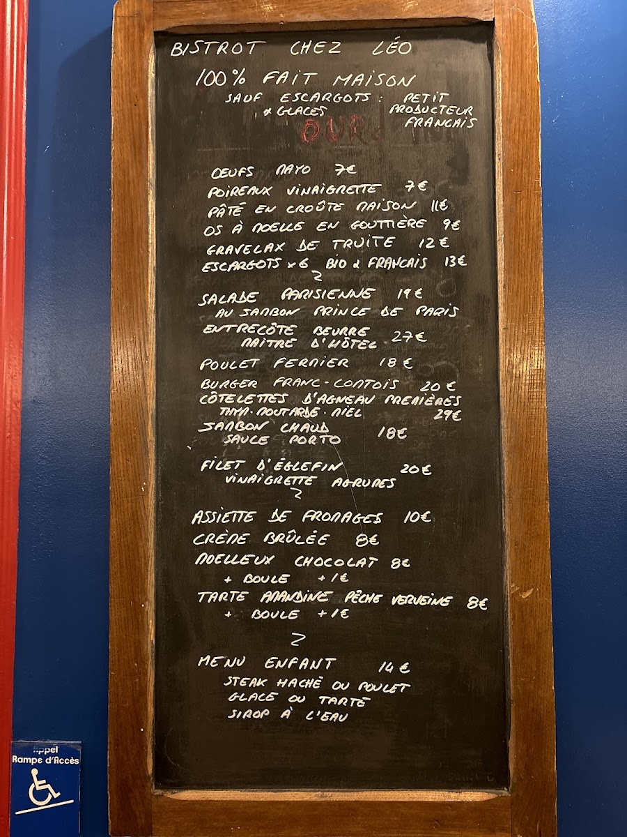 Menu Chez Léo-1