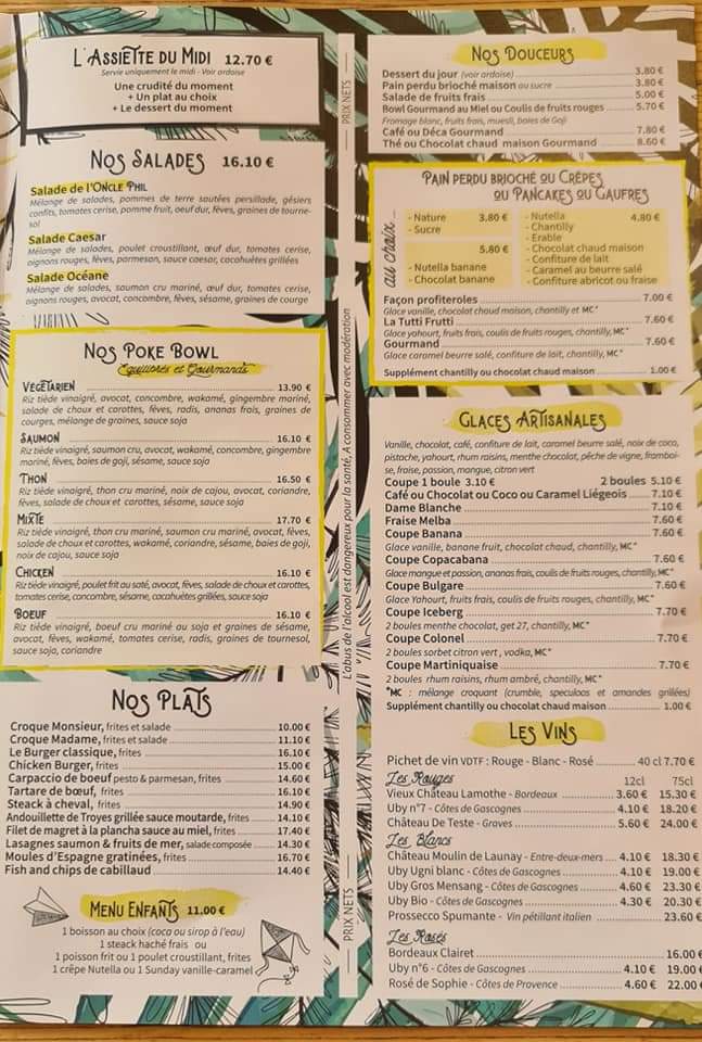 Menu Chez L’Oncle Phil-8