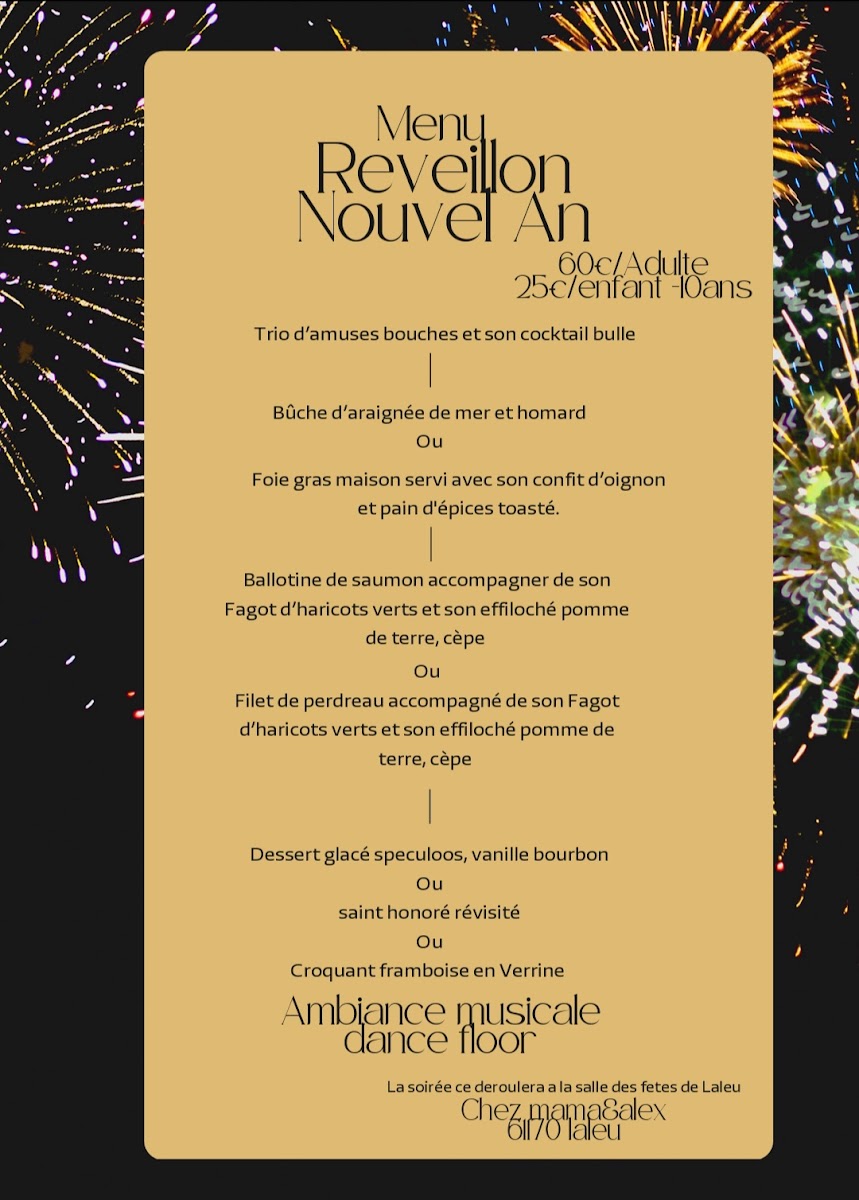 Menu Chez Mama & Alex-1