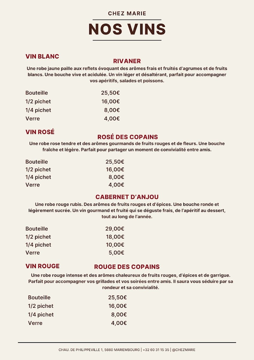 Menu Chez Marie-10