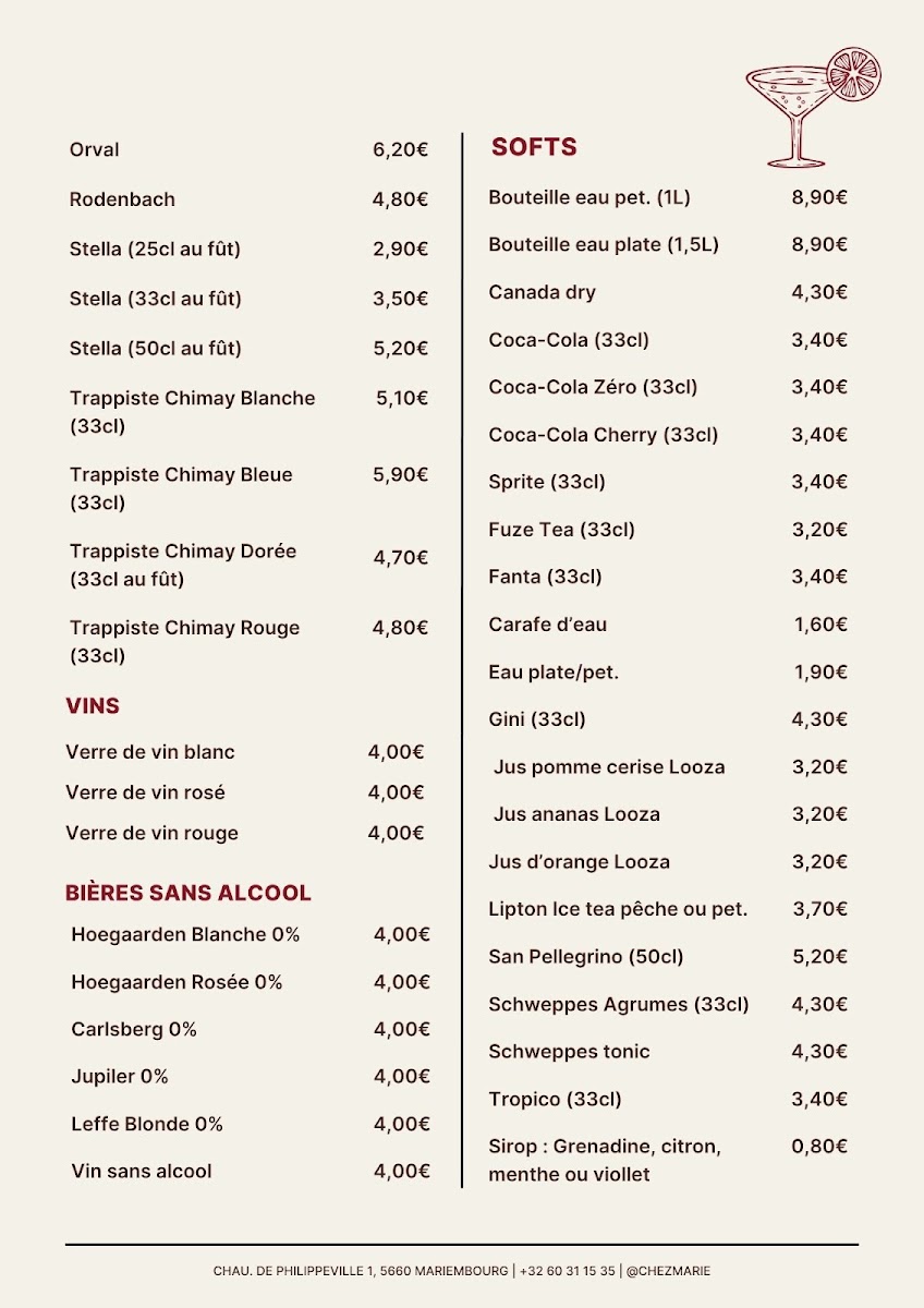 Menu Chez Marie-9