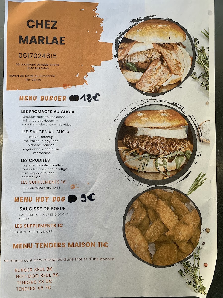 Menu Chez Marlae-2