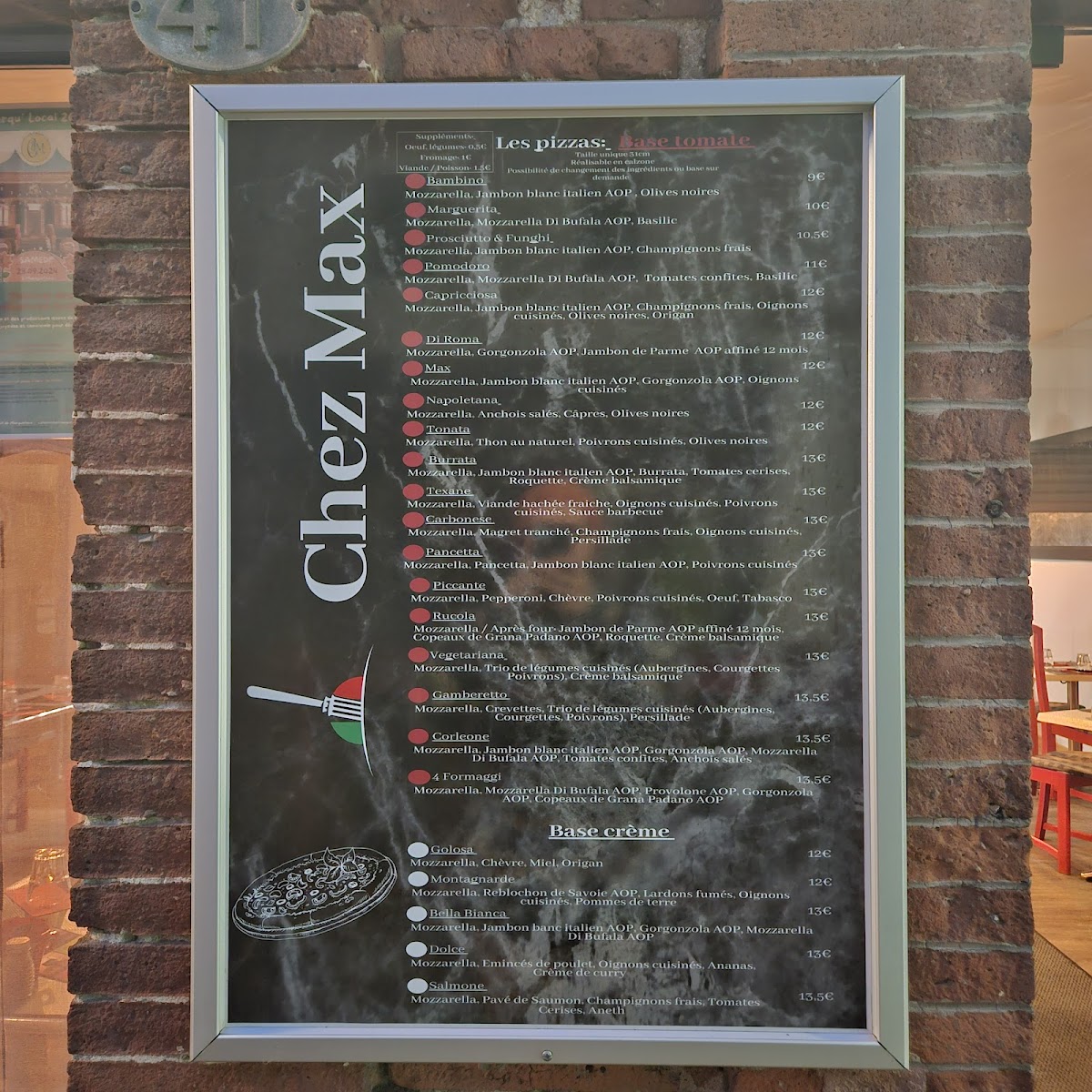 Menu Chez Max-1