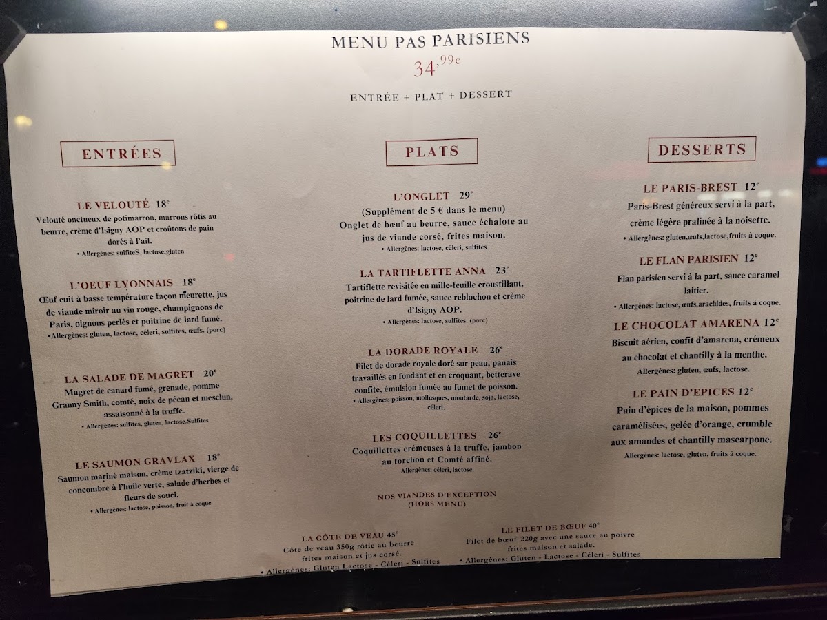 Menu Chez Mimi - Bistrot Pas Parisien-2