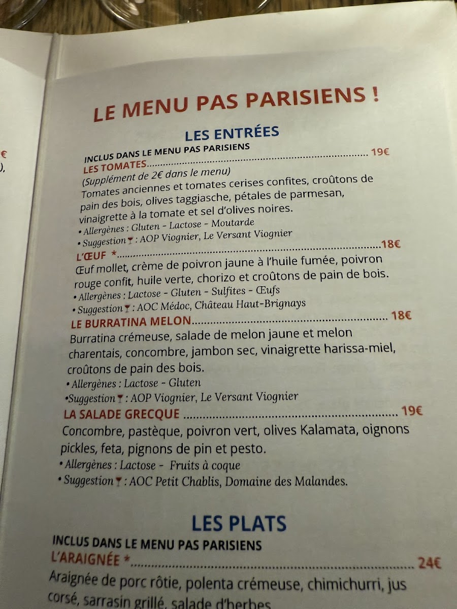 Menu Chez Mimi - Bistrot Pas Parisien-8