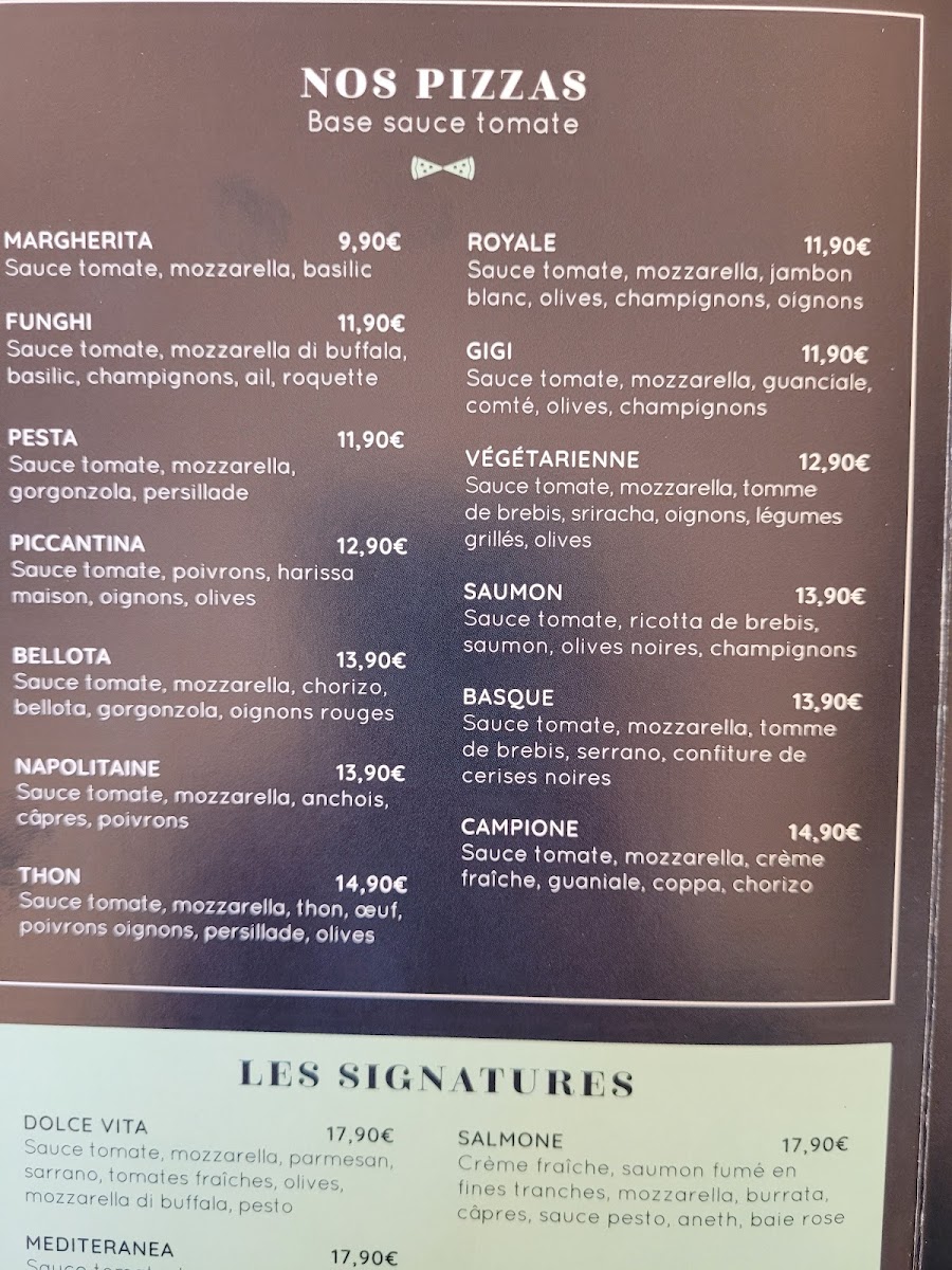 Menu Chez Monsieur M-3