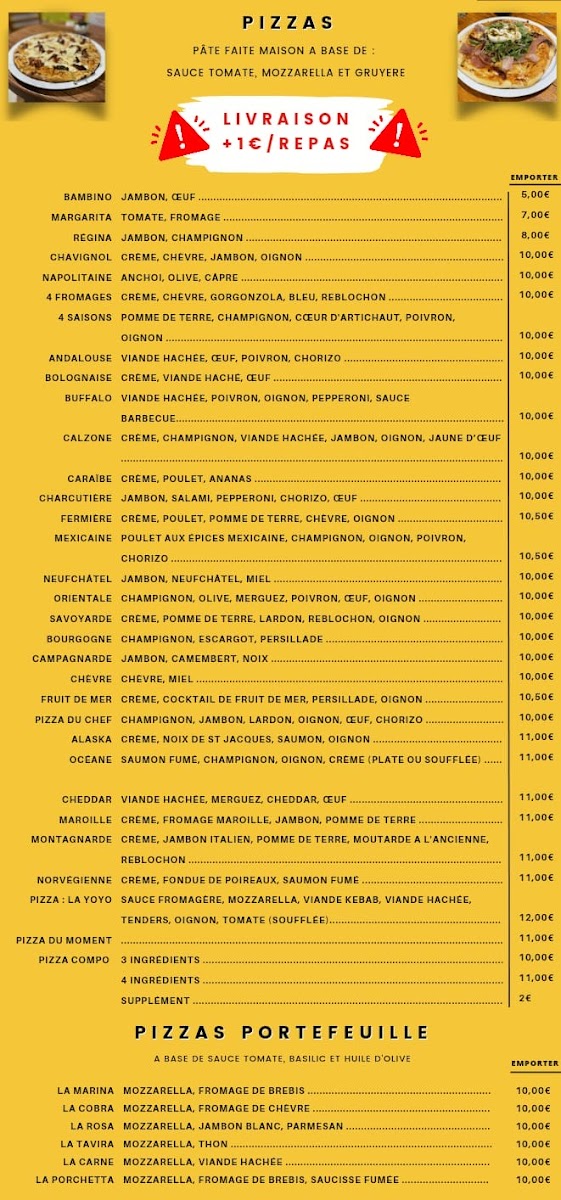 Menu Chez Nico Pizzeria-1
