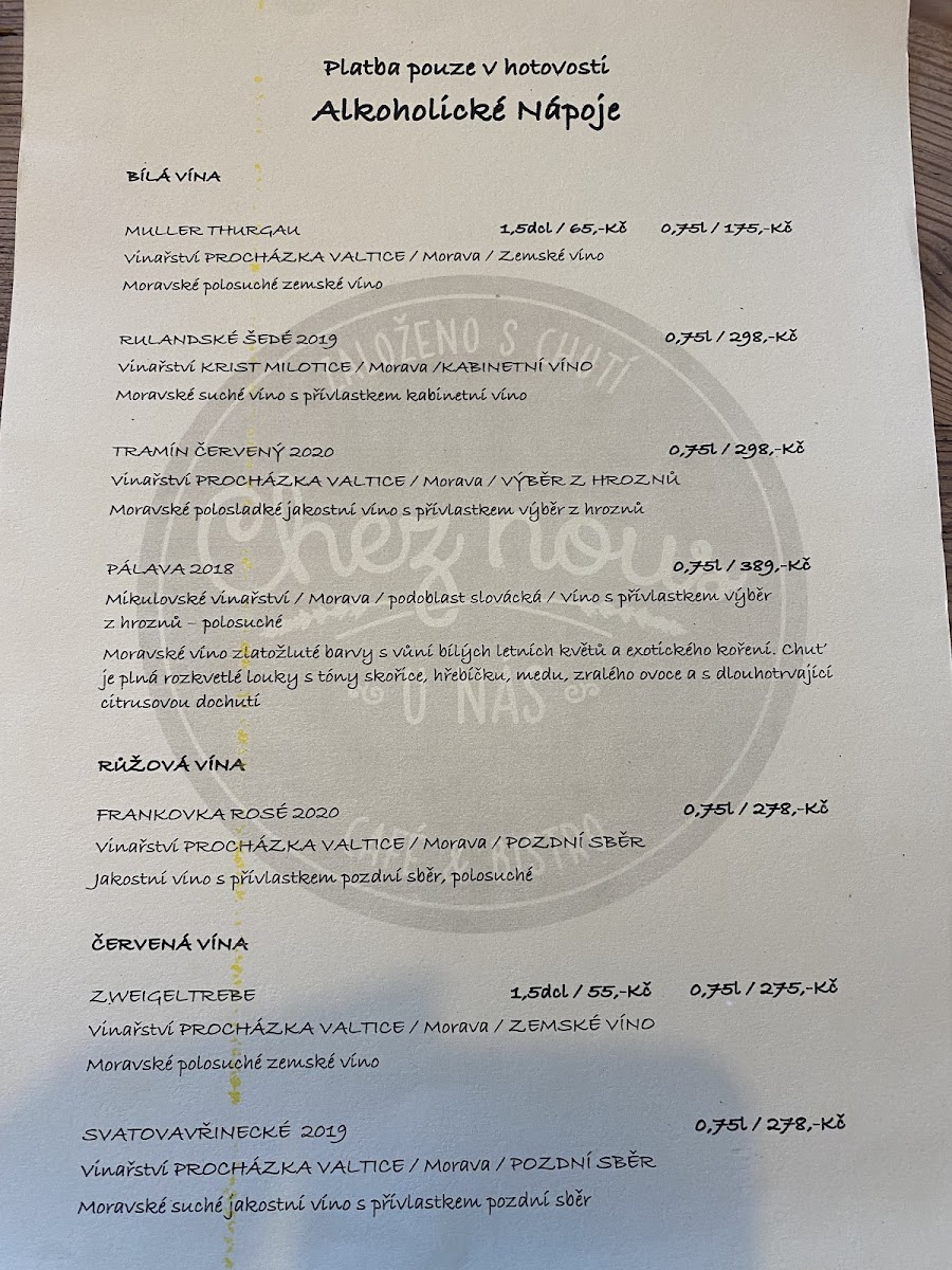 Menu Chez Nous-1