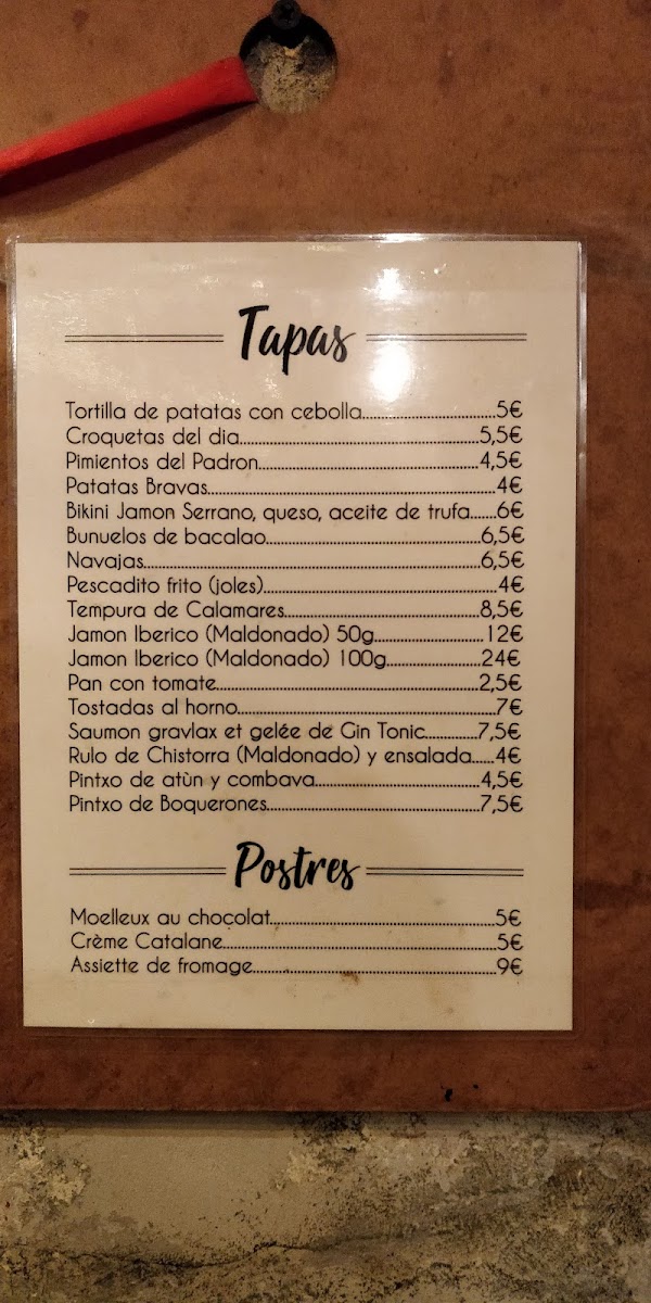 Menu Chez Rosa-5