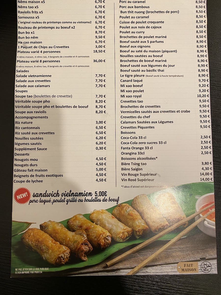 Menu Chez Tao-1
