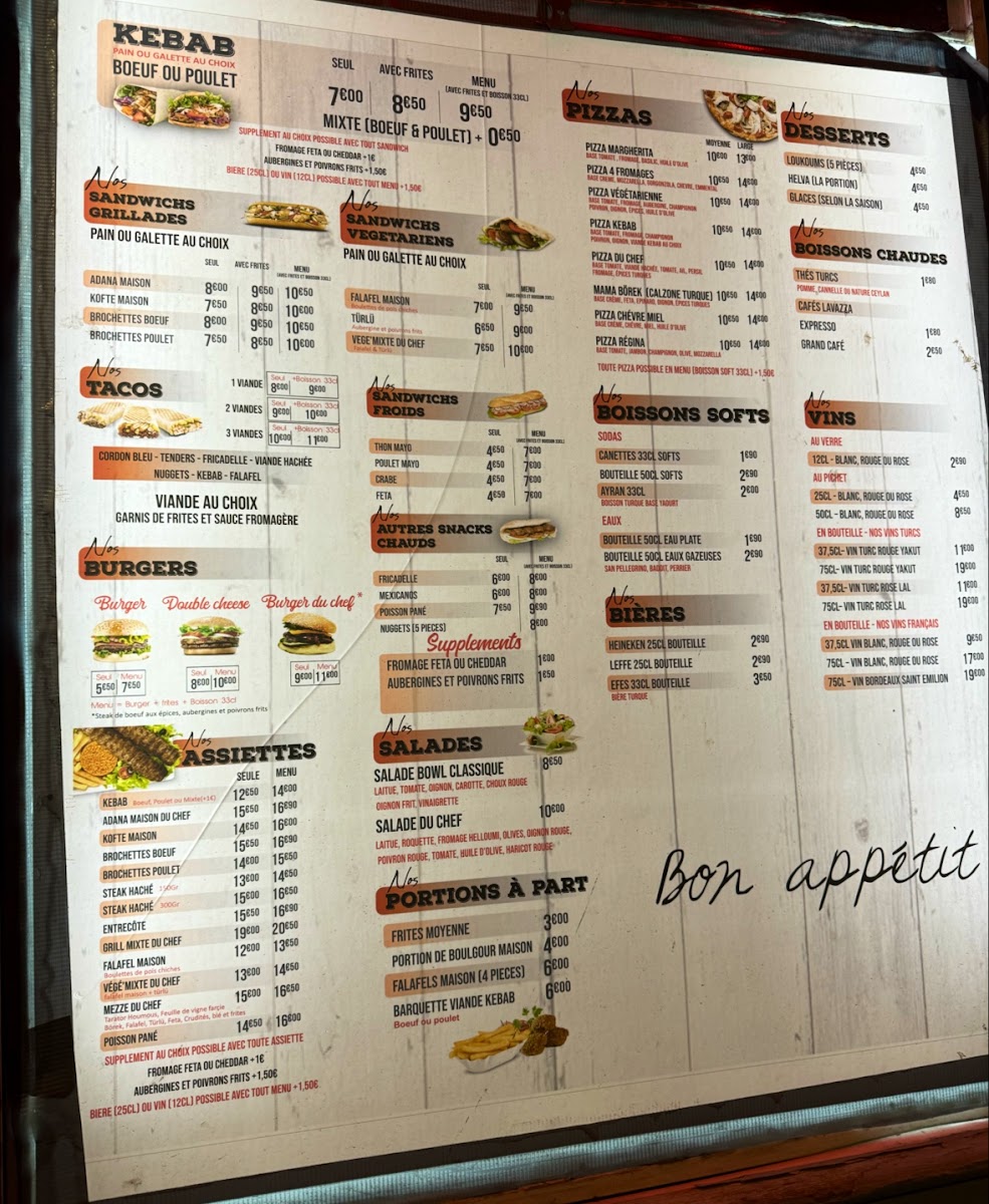 Menu Chez Veli - Grillades Et Kebab-1