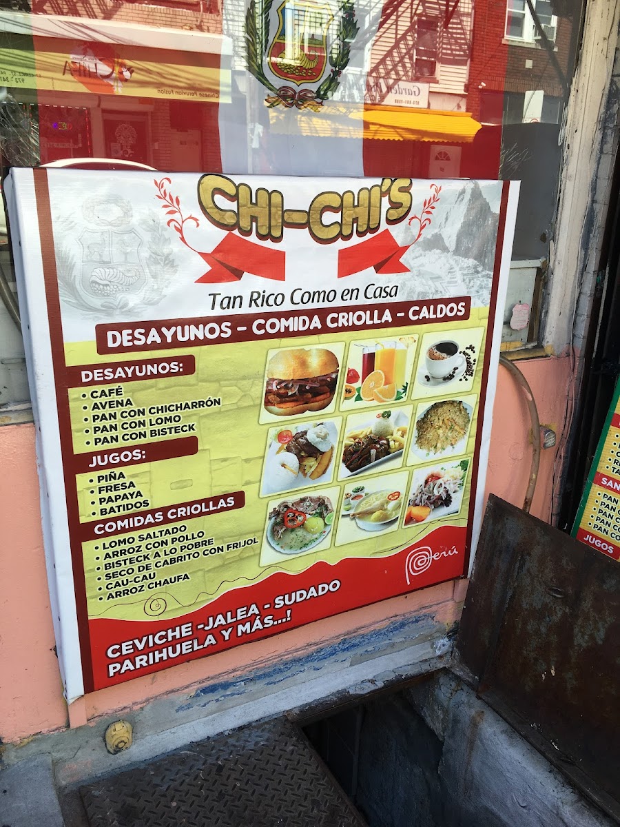 Menu Chi-Chi’S Restaurant-1