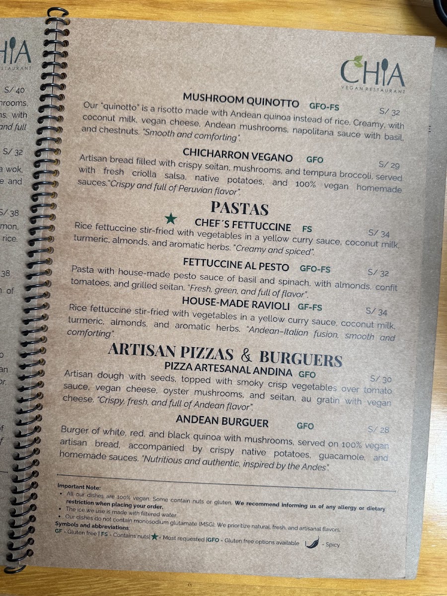 Menu Chia Vegan Restaurant-2