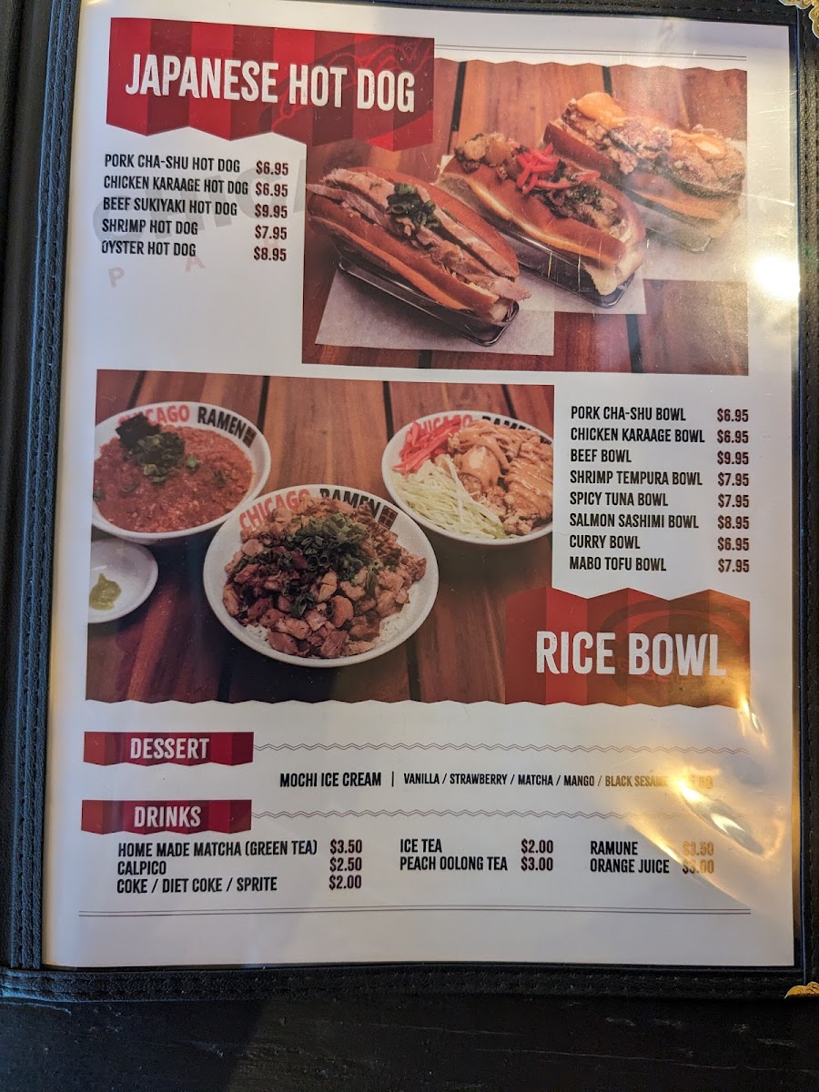 Menu Chicago Ramen Park Ridge-10