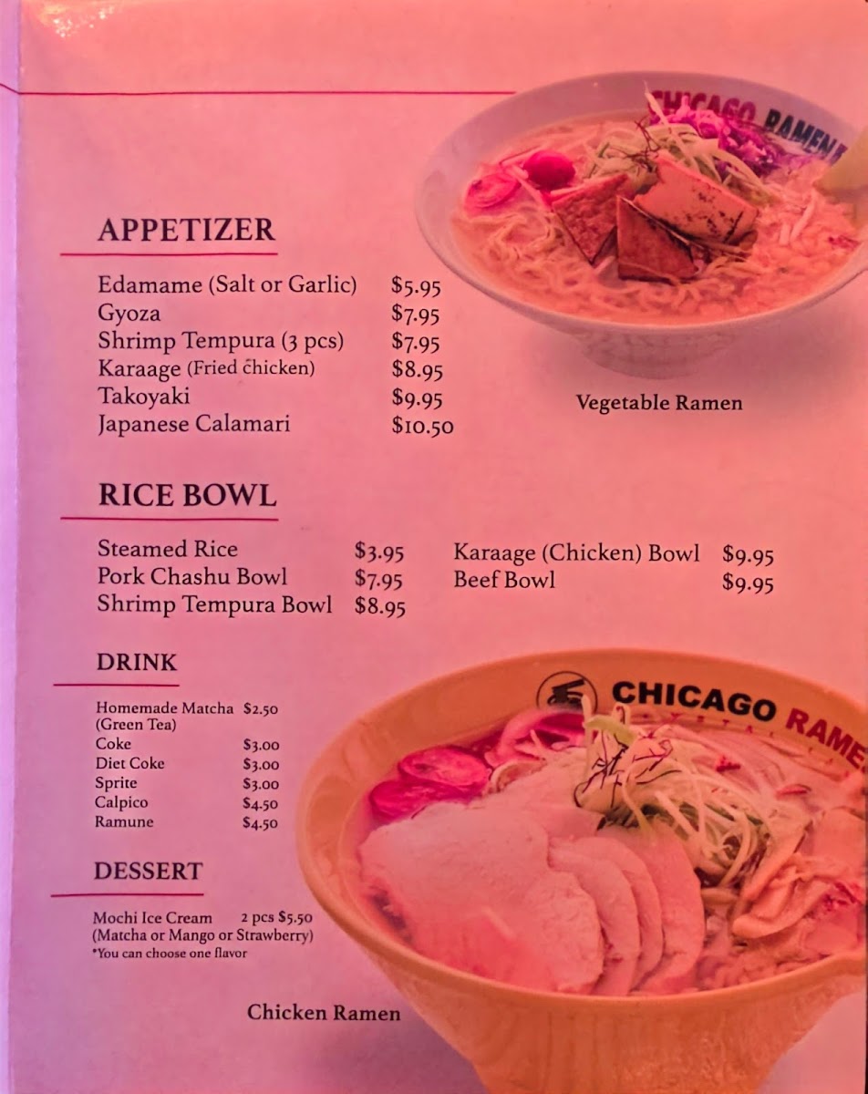 Menu Chicago Ramen Park Ridge-2