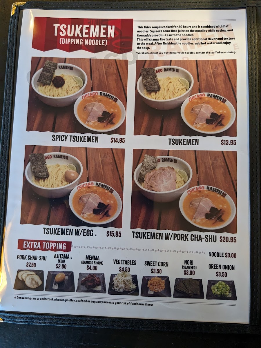 Menu Chicago Ramen Park Ridge-4