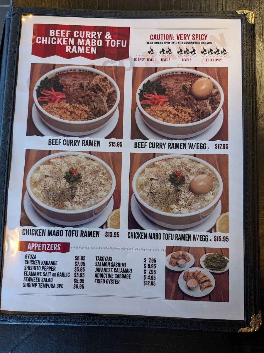 Menu Chicago Ramen Park Ridge-6