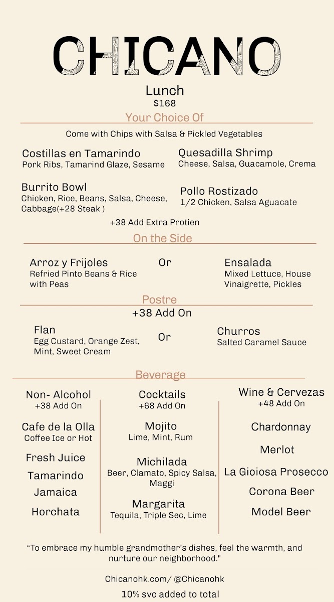Menu Chicano-2
