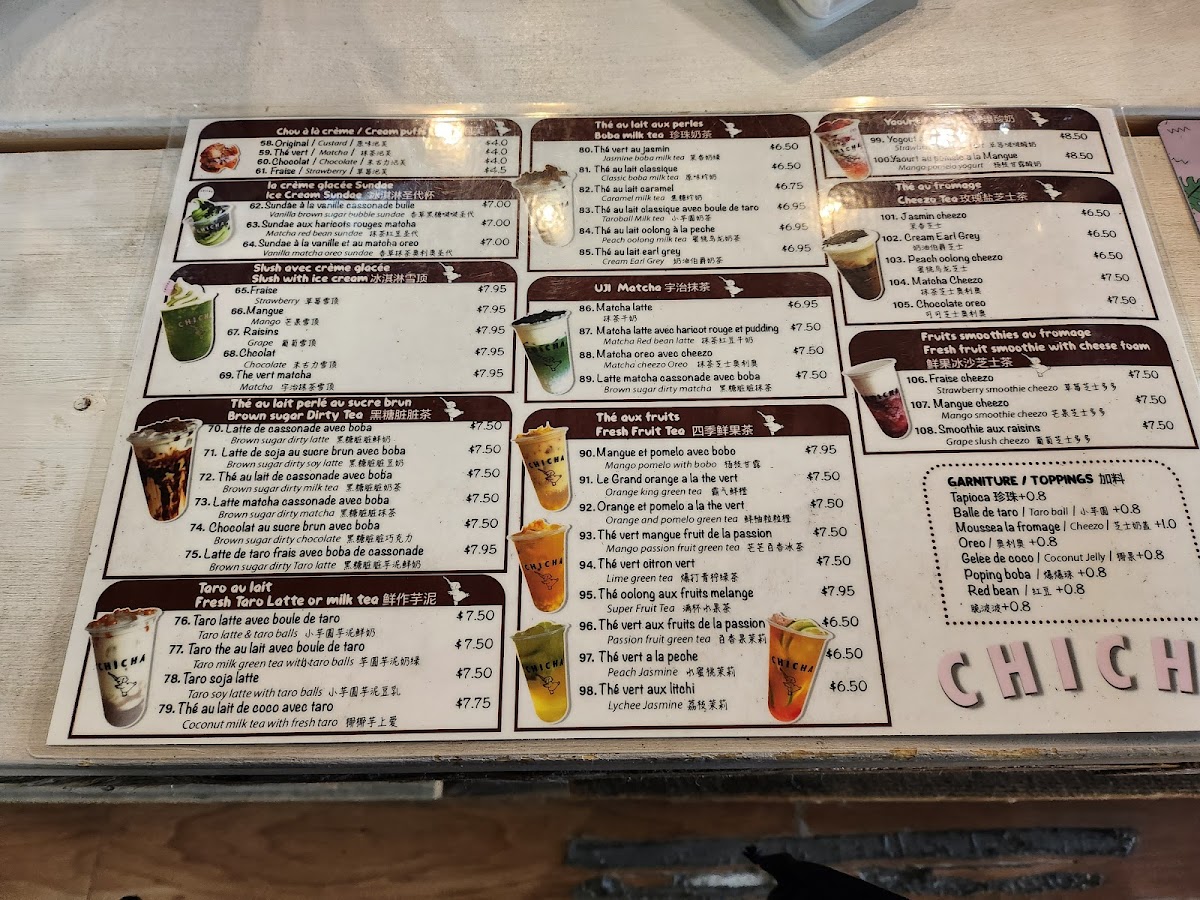 Menu Chicha Restaurant-1