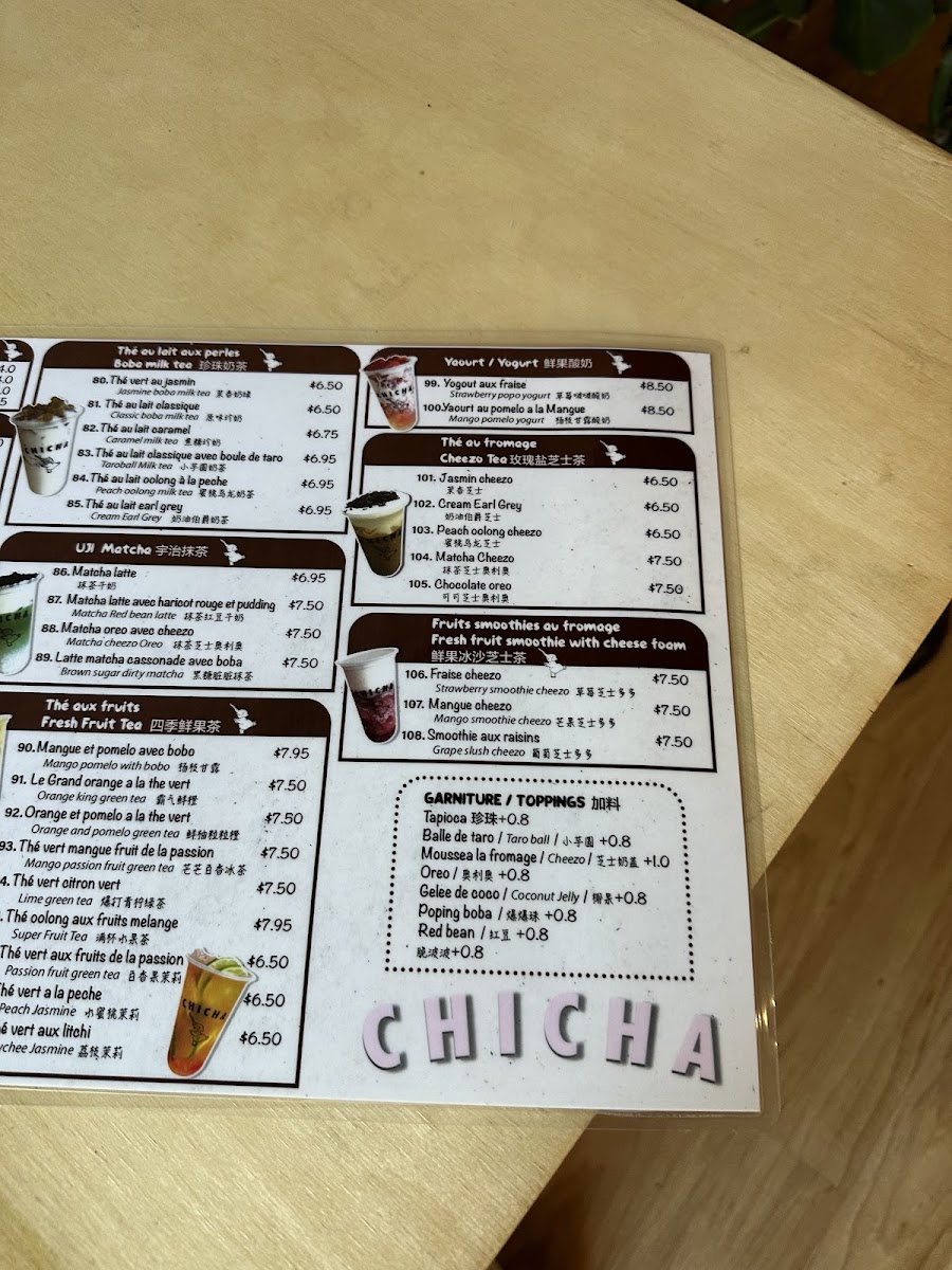 Menu Chicha Restaurant-2