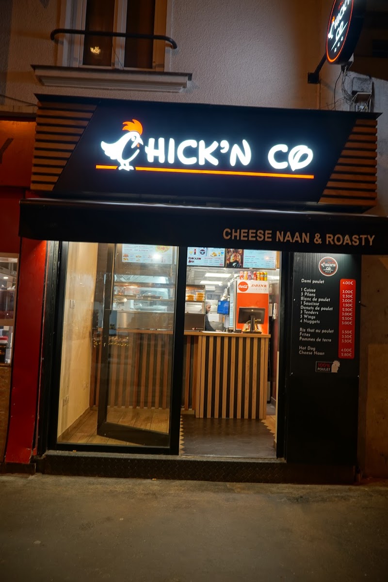 Chick N Co - Poulet Braisé Et Cheese Naan