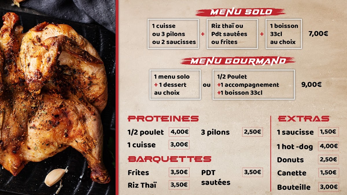 Menu Chick N Co - Poulet Braisé Et Cheese Naan-5