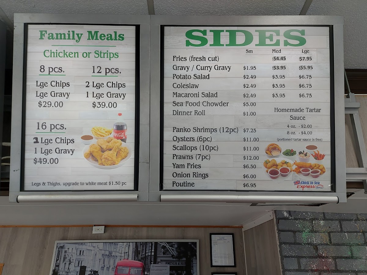 Menu Chick To Sea Express-3