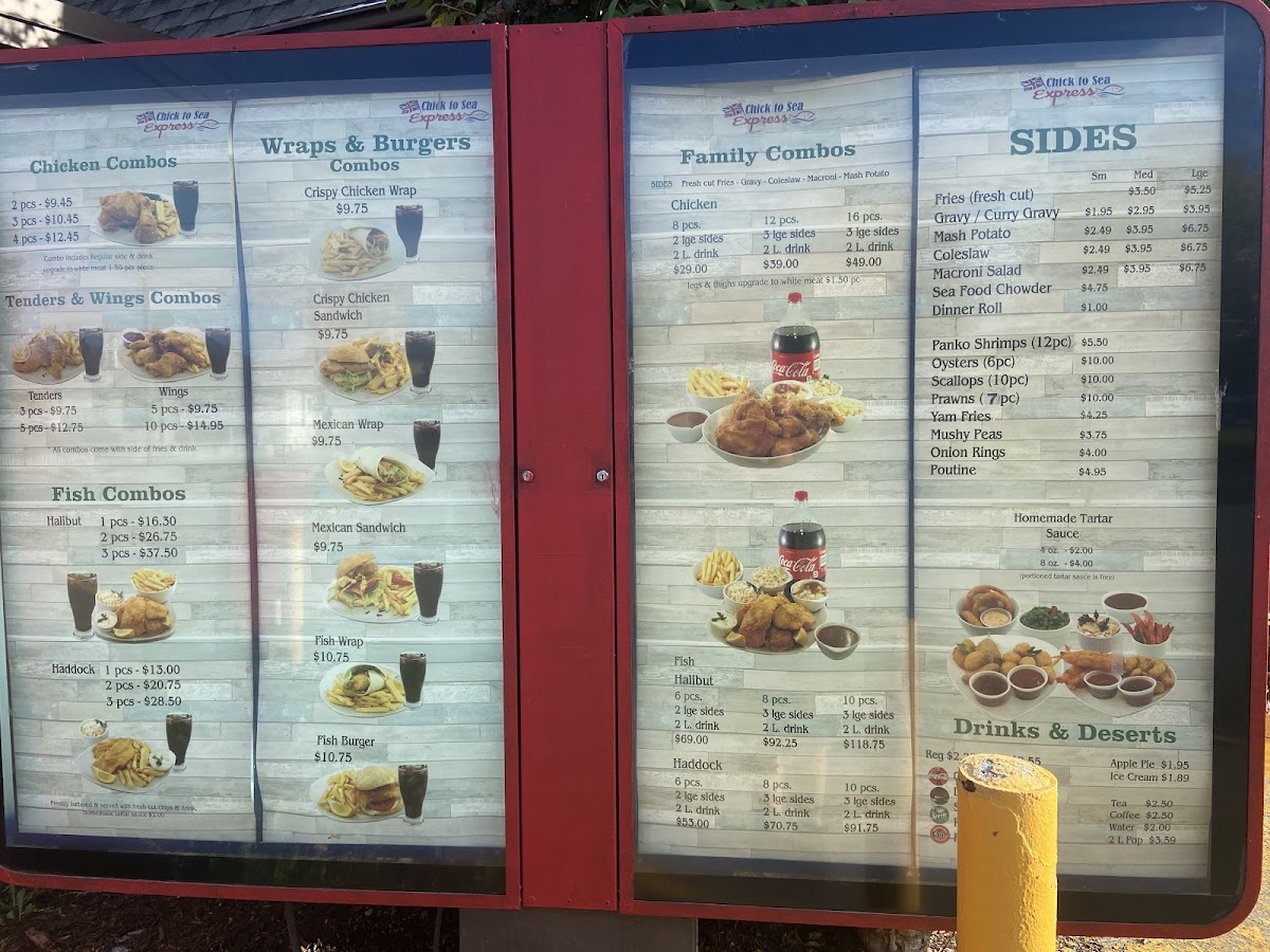 Menu Chick To Sea Express-5