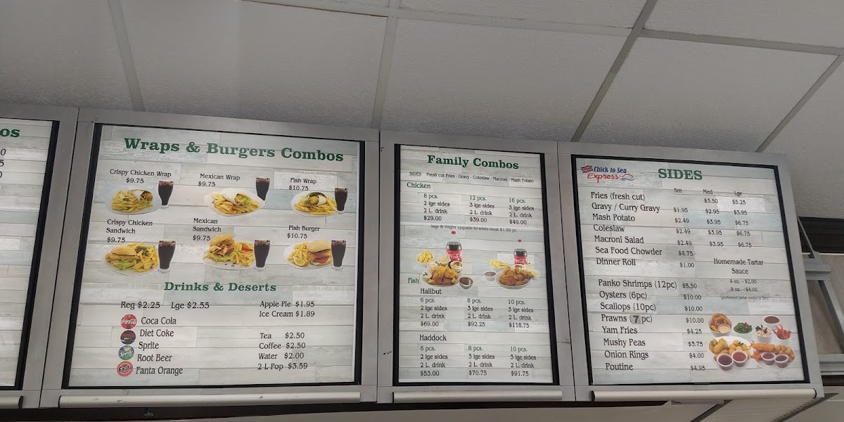 Menu Chick To Sea Express-6